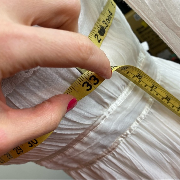 Gunne Sax Vintage 70s Dress Size Small Cottagecore Lace Ruffle Wedding Dress EUC - Picture 15 of 16